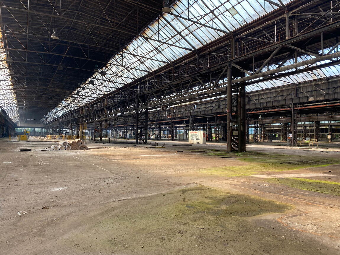 MCS-Gelände - Halle von innen
