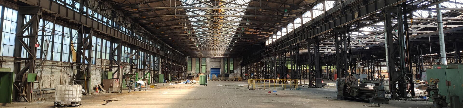 MCS-Gelände - Halle von innen